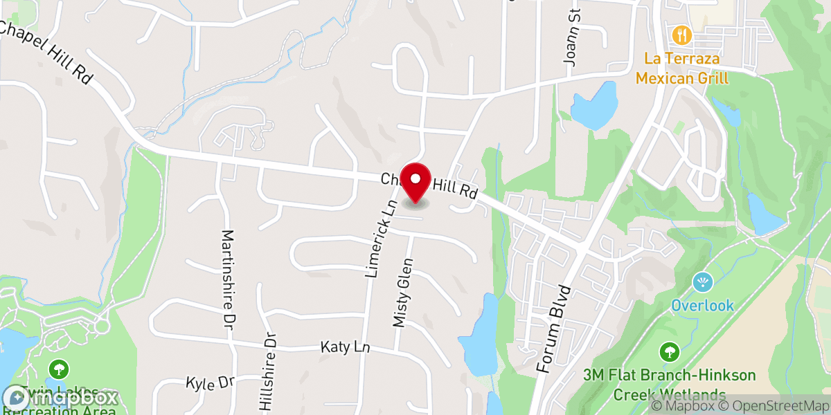 Map showing location of Rejoice Church