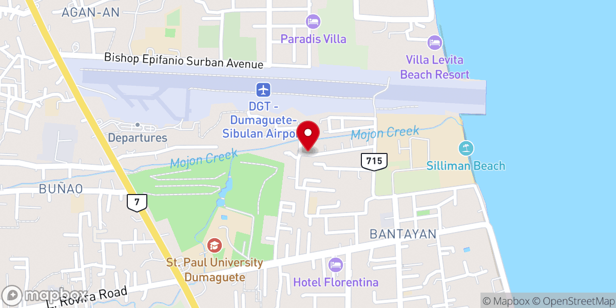 Map showing location of Bible Apostolic Church Cimafranca Branch