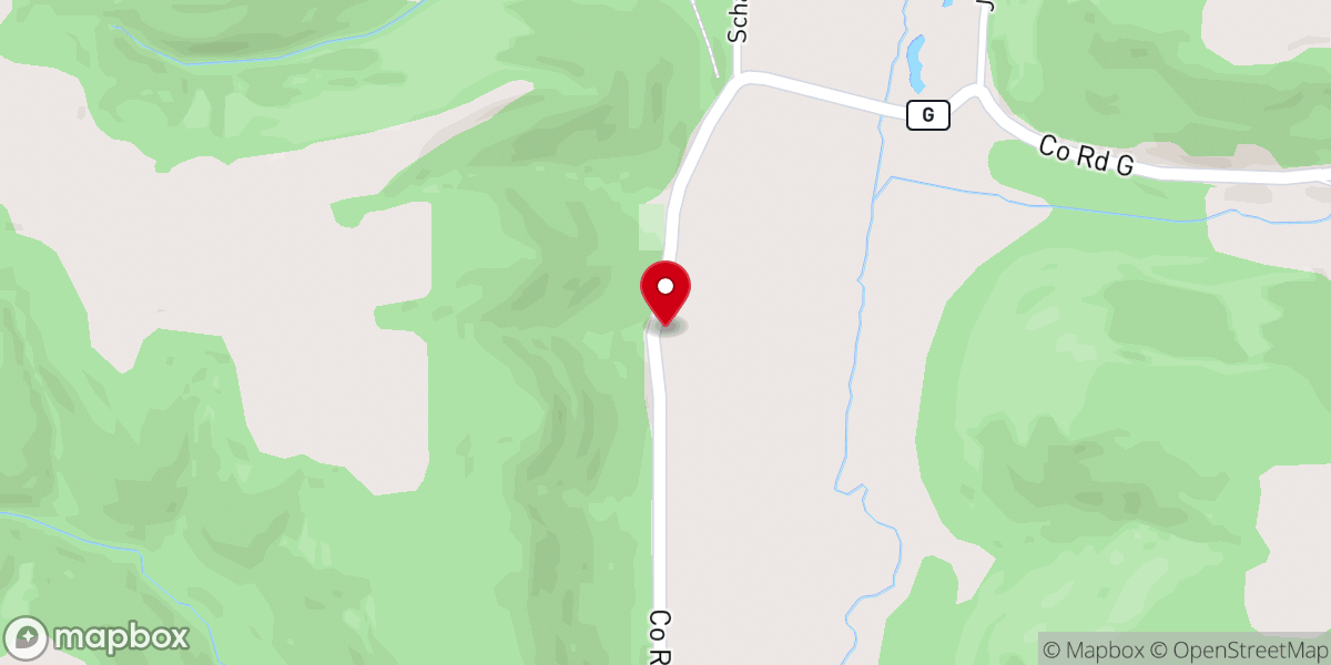 Map showing location of Eagle Valley Church
