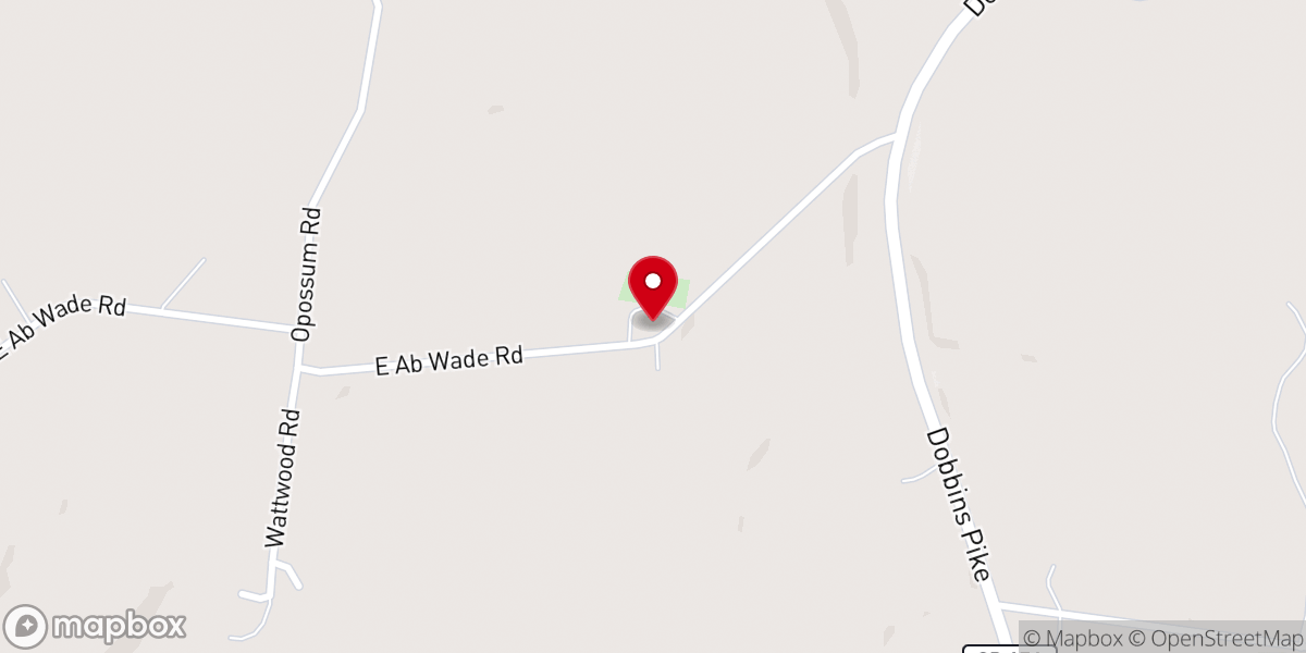 Map showing location of Pleasant HIll Missionary Baptist Church