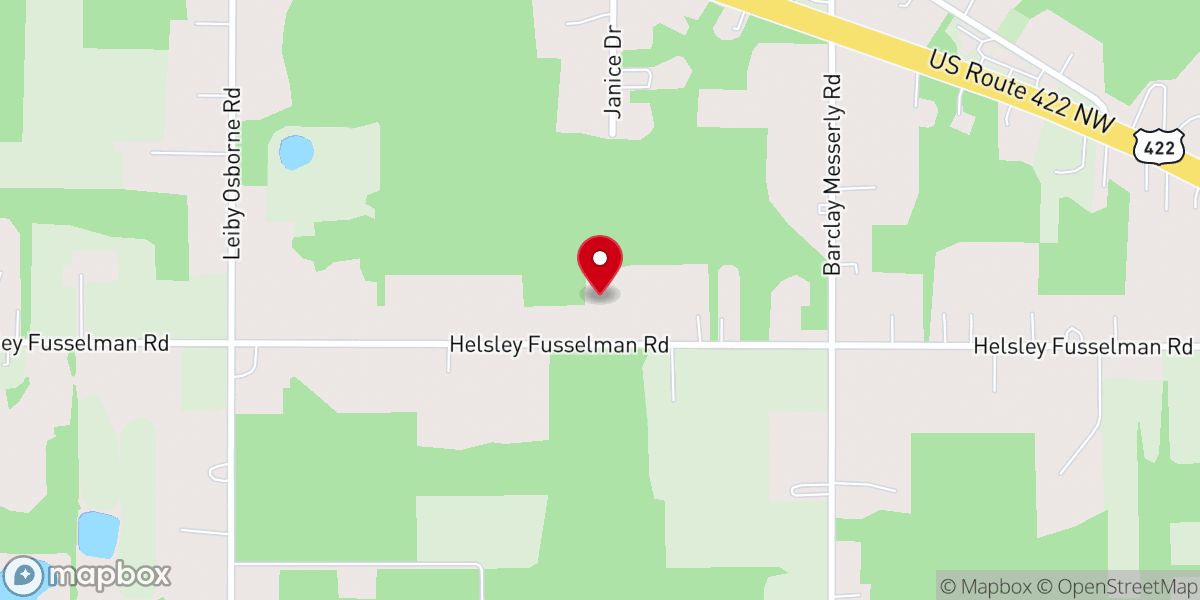Map showing location of Disciples Following Christ Ministries