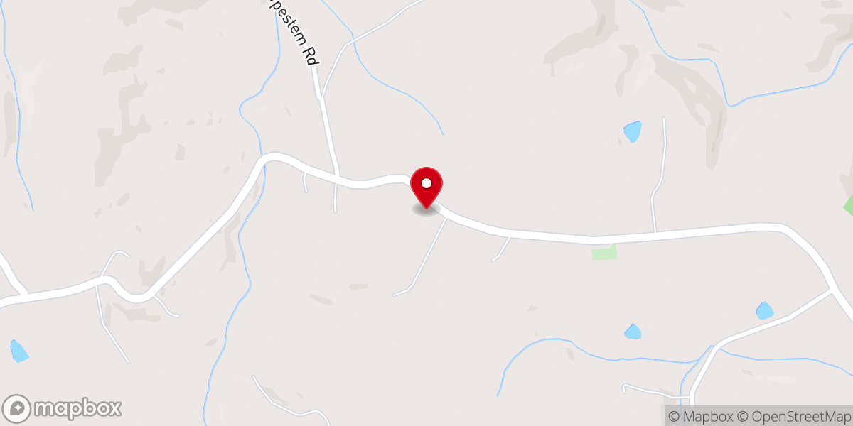 Map showing location of Worrell Memorial Primitive Baptist Church
