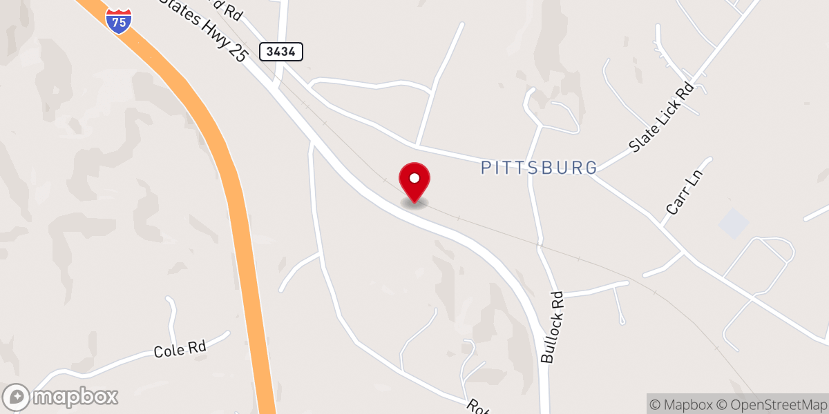 Map showing location of Refuge Church of God