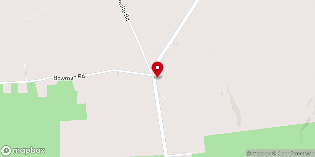 Map showing location of Bethel Community Christian Church