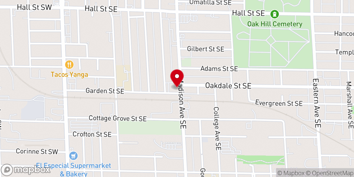 Map showing location of Madison Church: Square Campus