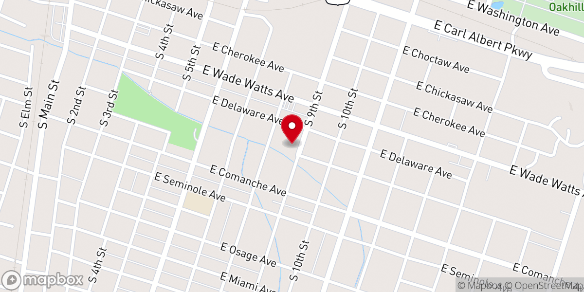 Map showing location of Full Harvest Church