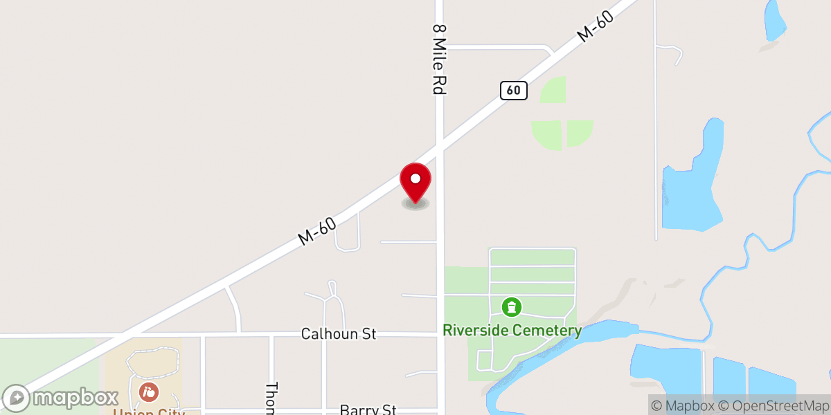 Map showing location of Non-Denominational Wedding Officiant Michigan