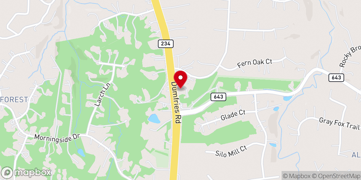 Map showing location of Overcomers Chapel