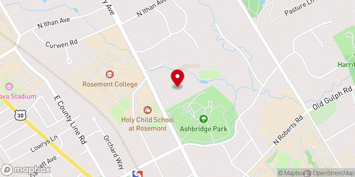 Map showing location of Society of the Holy Child Jesus