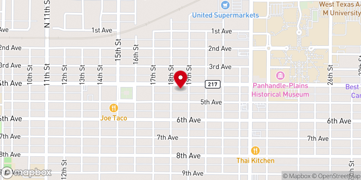 Map showing location of In His Hands Child Development Center