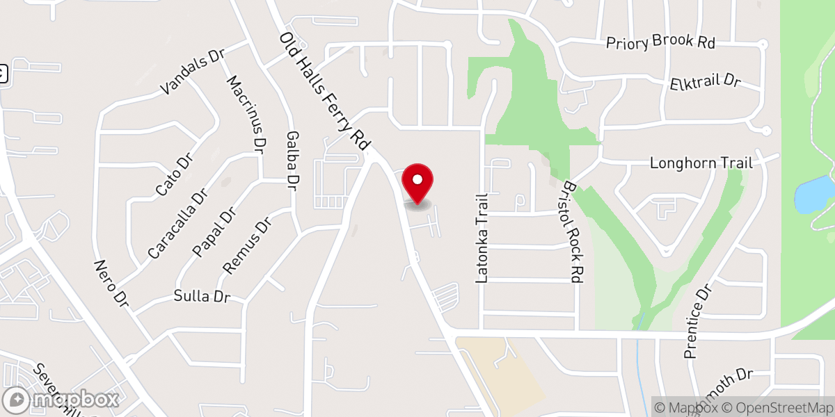 Map showing location of Ann MacDonald Center