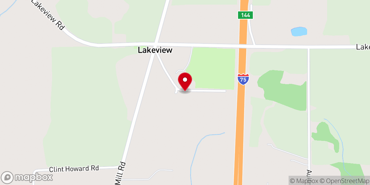Map showing location of Fellowship Primitive Baptist Church
