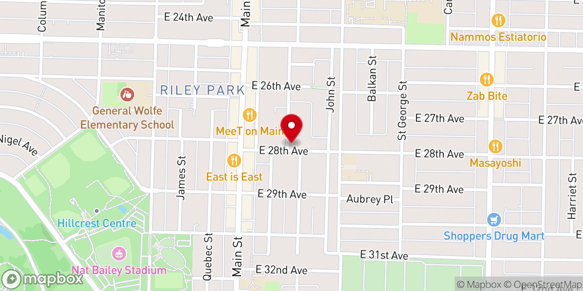 Map showing location of Cityview Church
