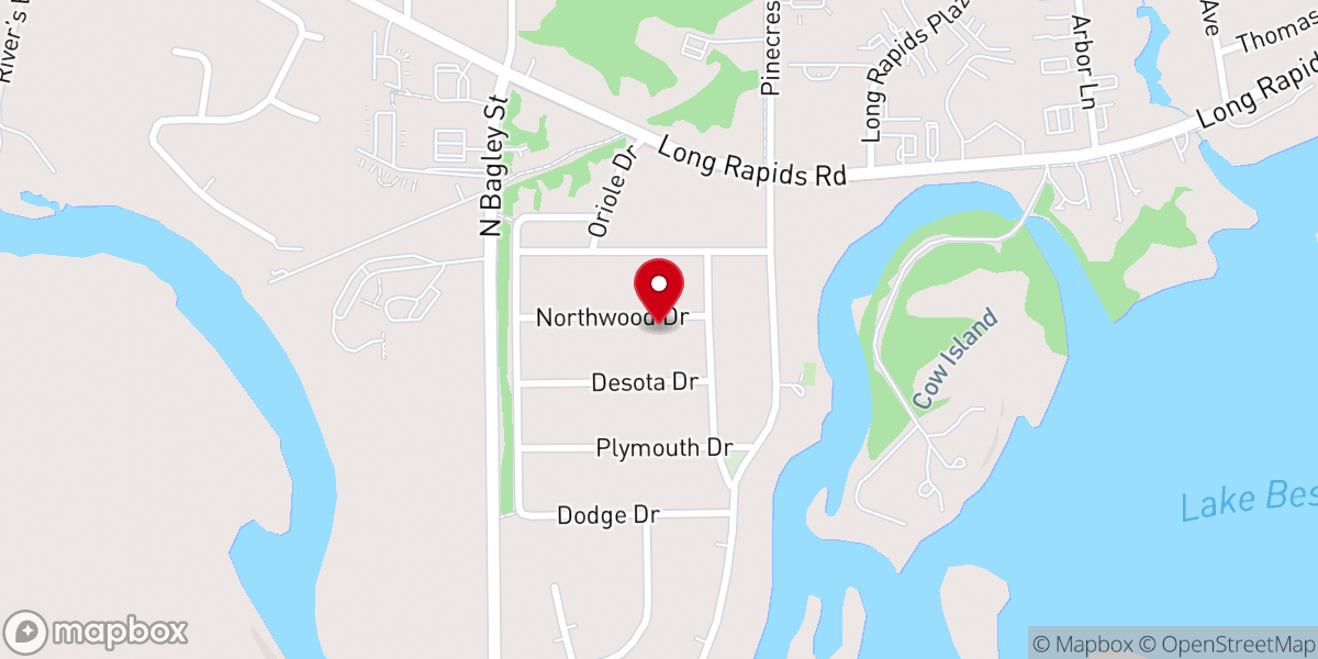Map showing location of Joes Serenity
