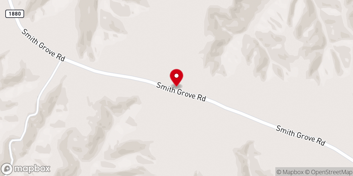 Map showing location of Burkesville United Pentecostal Church