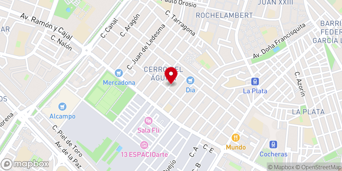 Map showing location of Hermandad Nuestra Señora De Los Dolores