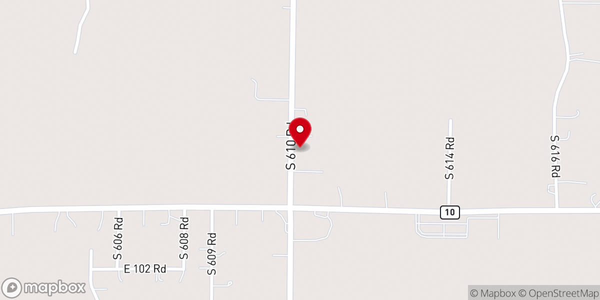 Map showing location of Whispering Hills Church of Christ