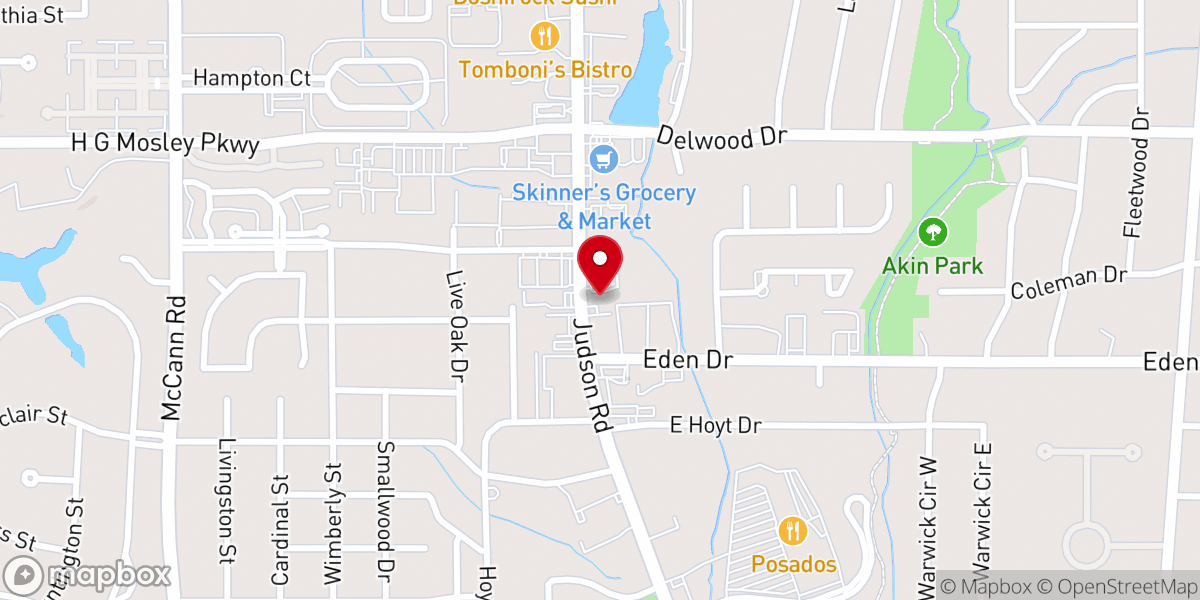 Map showing location of Direct Path Church