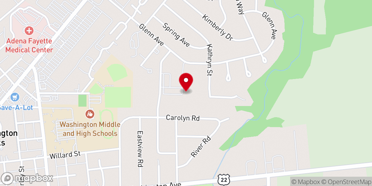 Map showing location of Grace Community Church