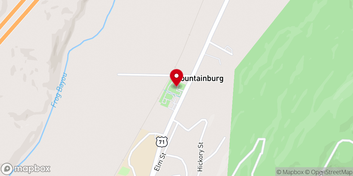 Map showing location of Dinosaur Park