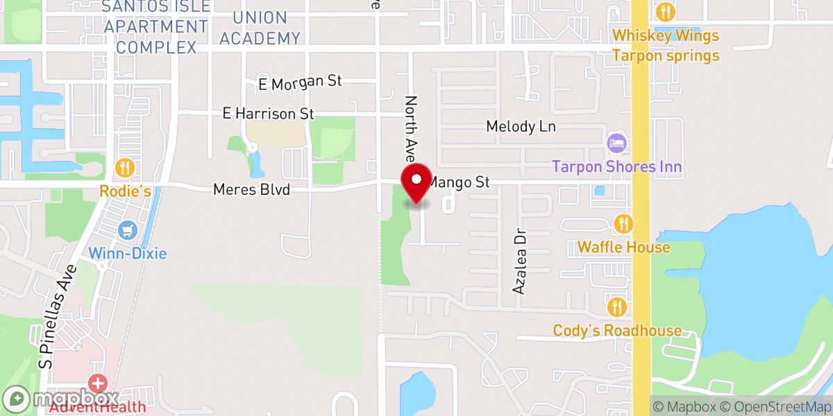 Map showing location of Oak Hill Church Of God In Christ
