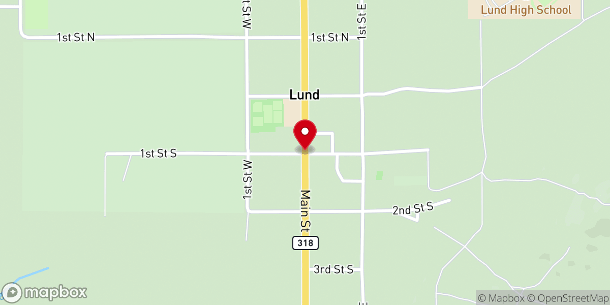 Map showing location of White Pine County Justice-Peace