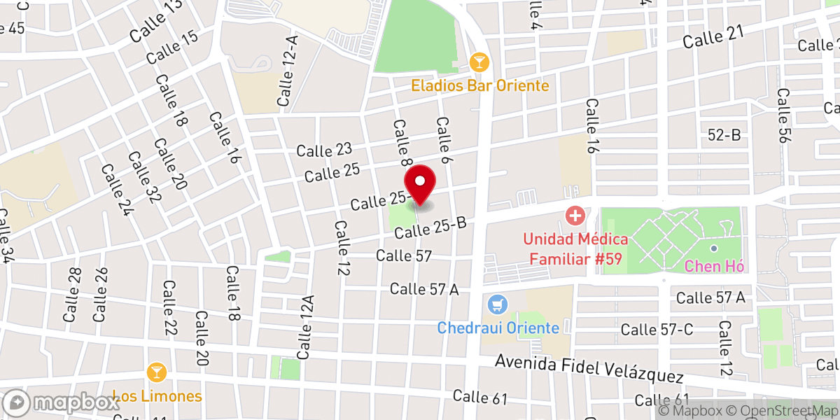 Map showing location of IGLESIA MARIA MADRE DE DIOS