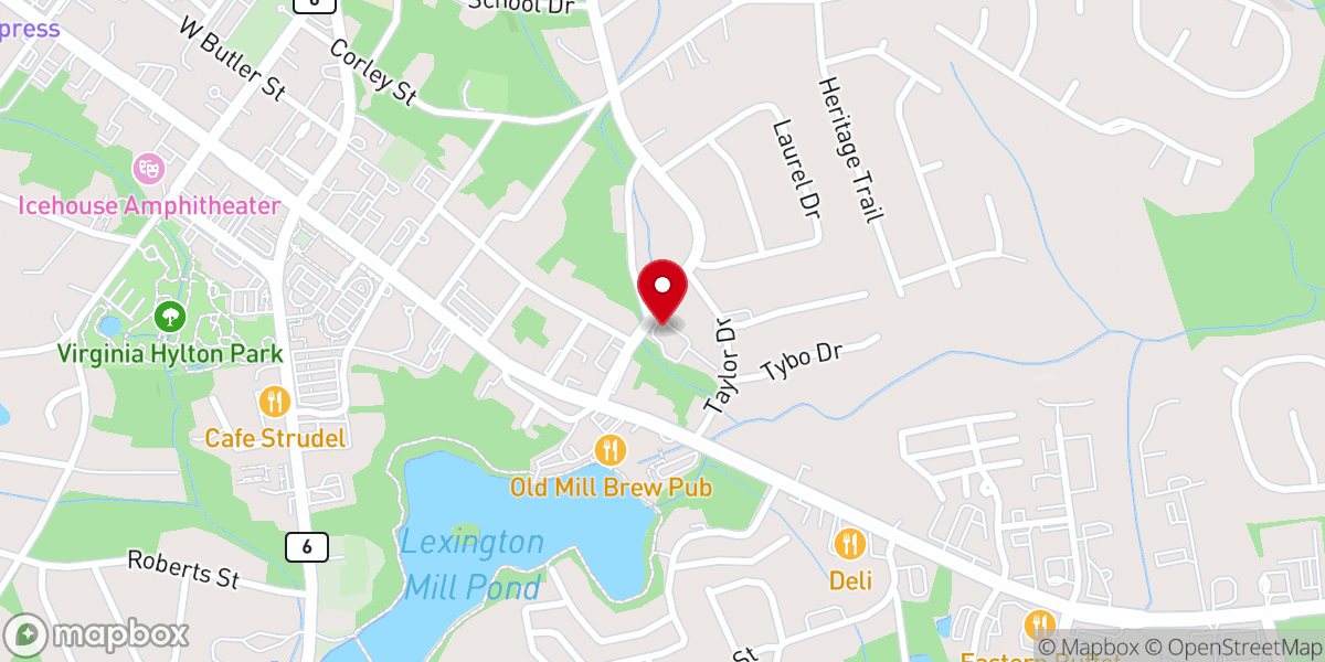 Map showing location of Mission Lexington Social Services Department