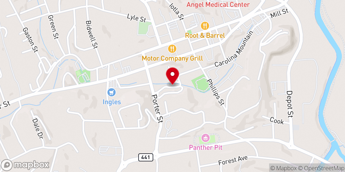 Map showing location of Spiritual Light Center
