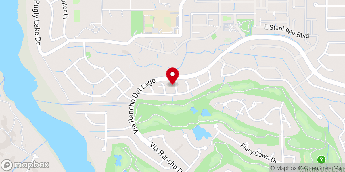 Map showing location of vail arizona