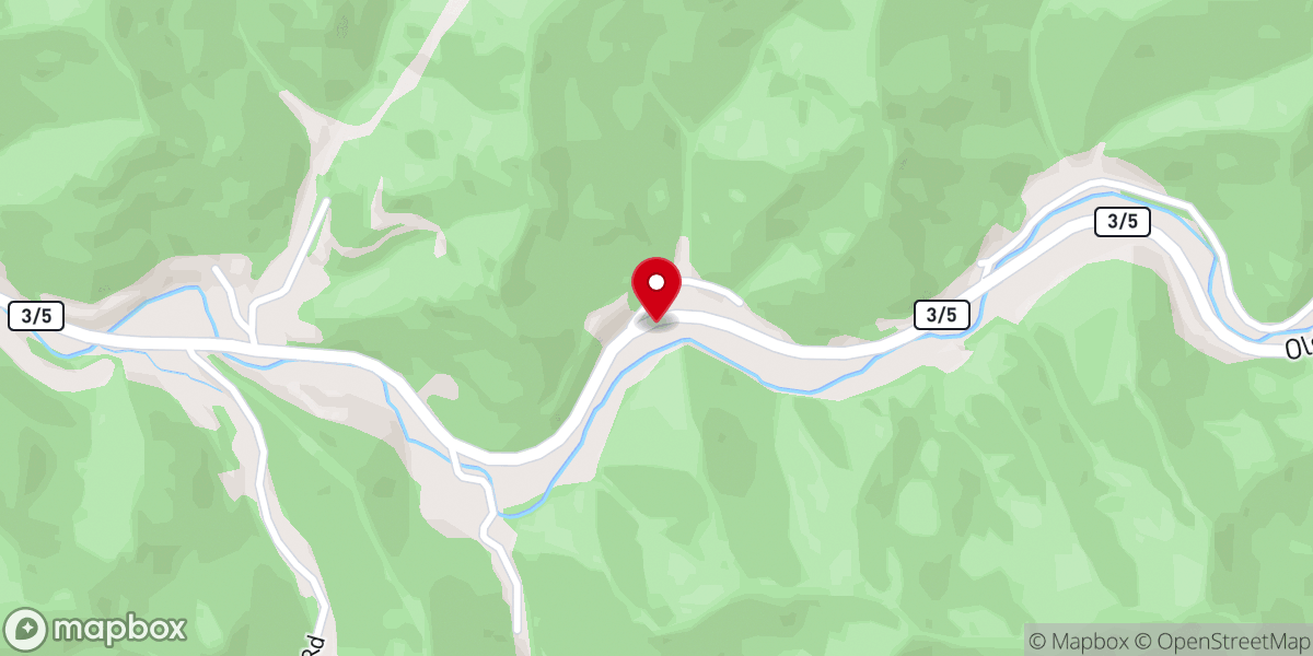Map showing location of Cornerstone Christian Center