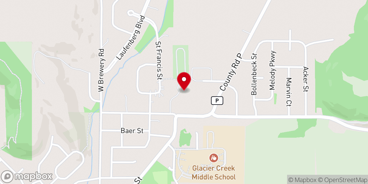 Map showing location of Saint Francis Xavier Catholic School