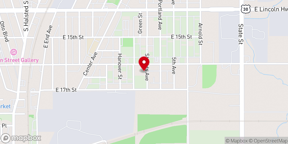 Map showing location of Presence Church