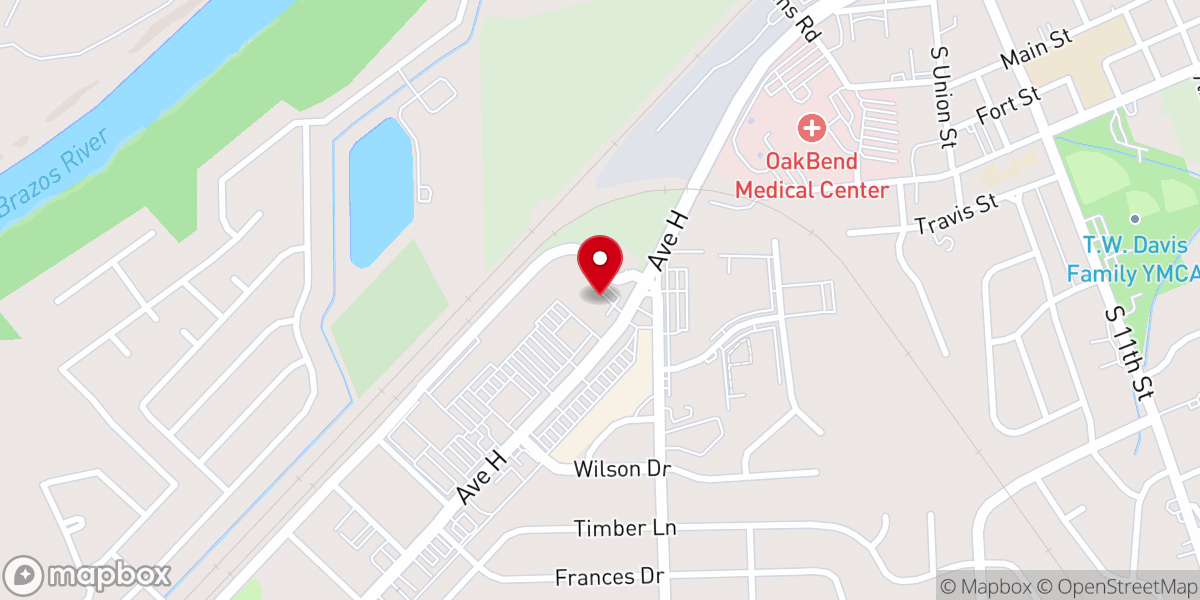 Map showing location of Iglesia Universal