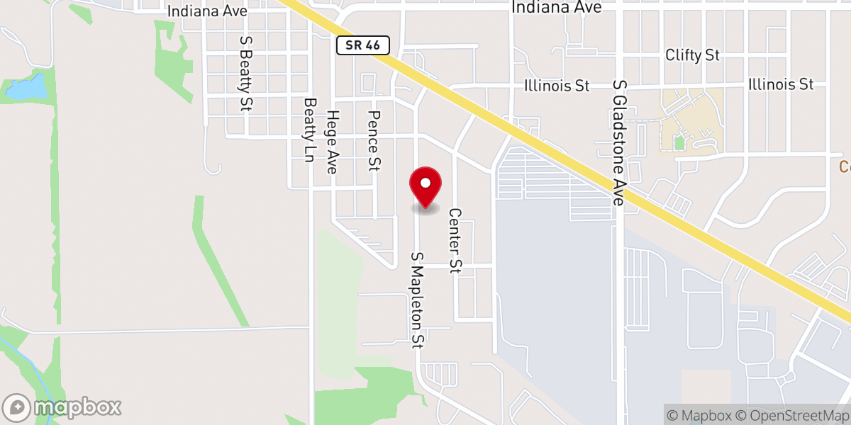 Map showing location of Brighter Days Housing (Love Chapel)