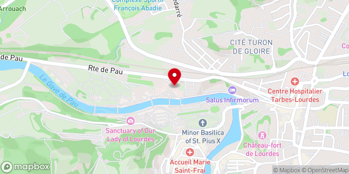 Map showing location of Chapelle Saint Pierre