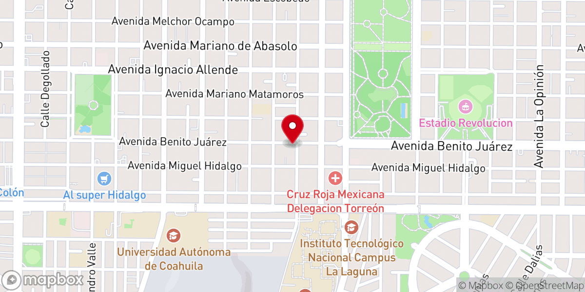 Map showing location of Casa De Oración Laguna