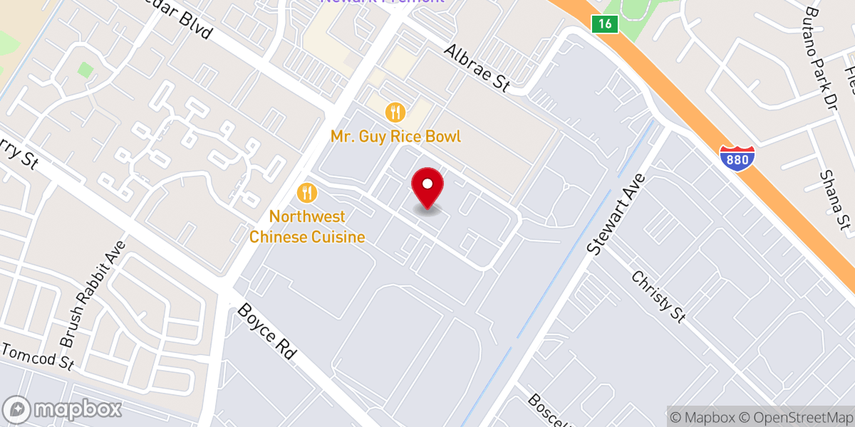 Map showing location of Resonate Church - Fremont
