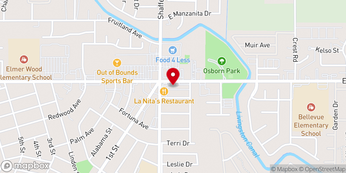 Map showing location of Iglesia Ministerios Nueva Vida