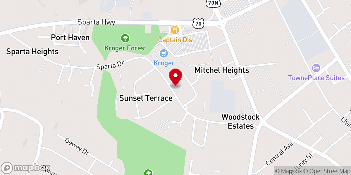 Map showing location of Ascension of Christ Lutheran Church
