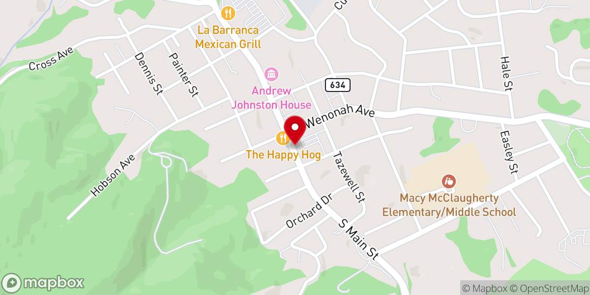 Map showing location of Sugar and Flour