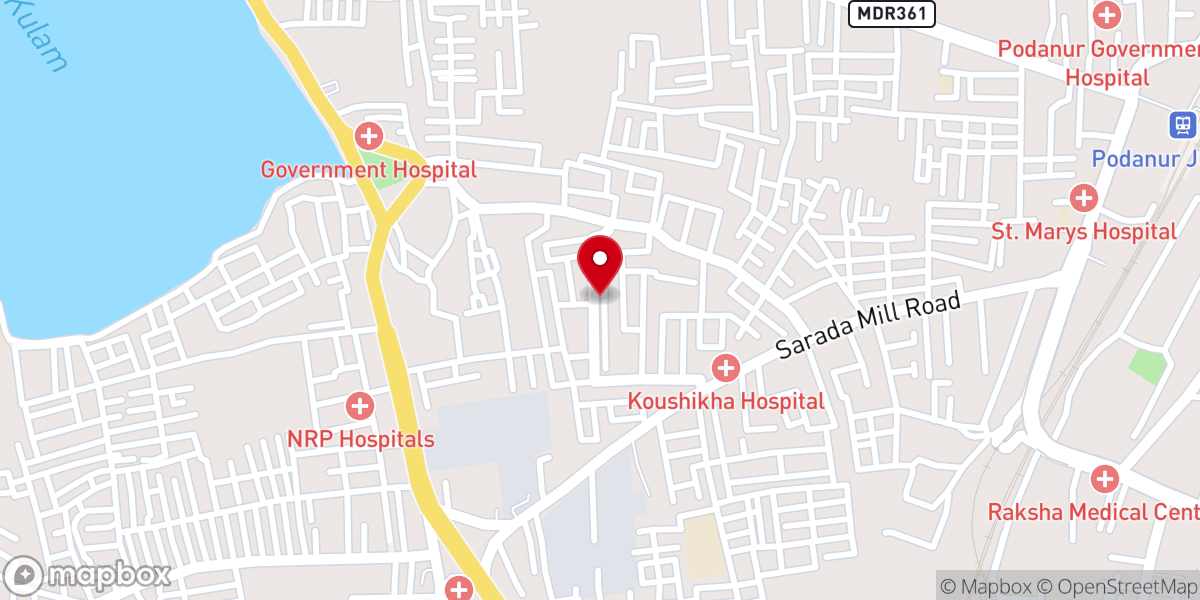 Map showing location of New Creation Church
