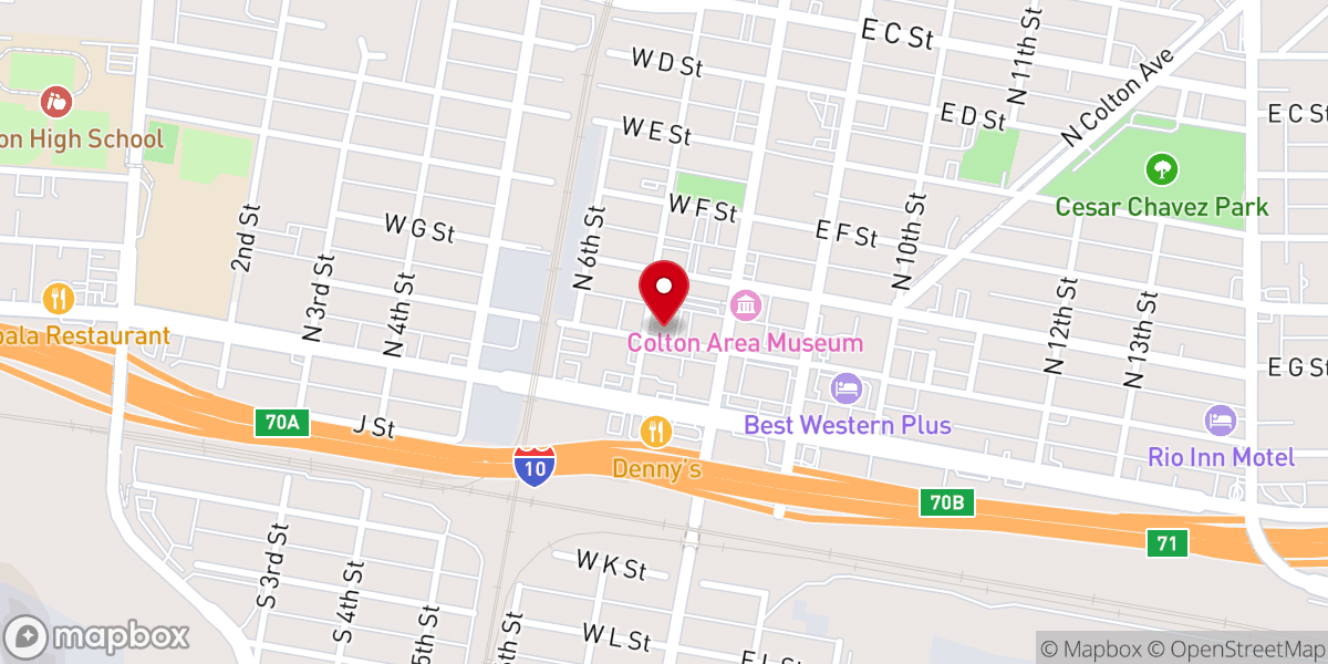 Map showing location of Aenon Christ Fellowship Church