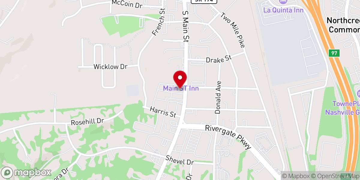 Map showing location of Goodlettsville Church of Christ