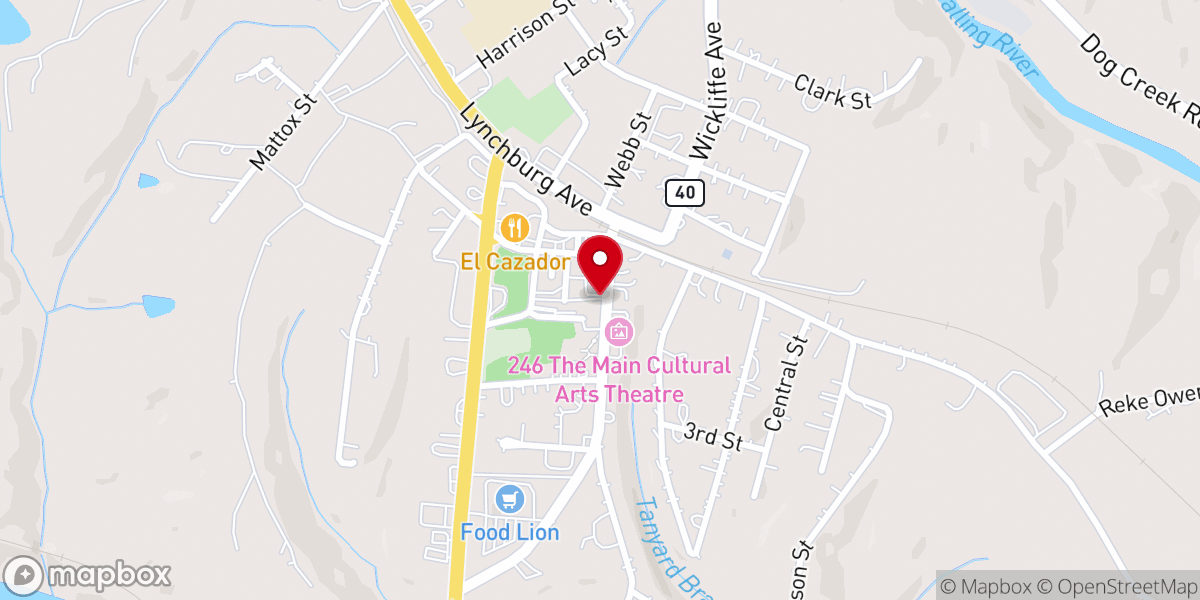 Map showing location of Lambs