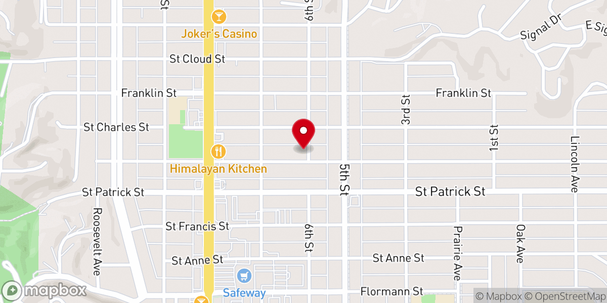 Map showing location of Restored Life Outreach Fellowship