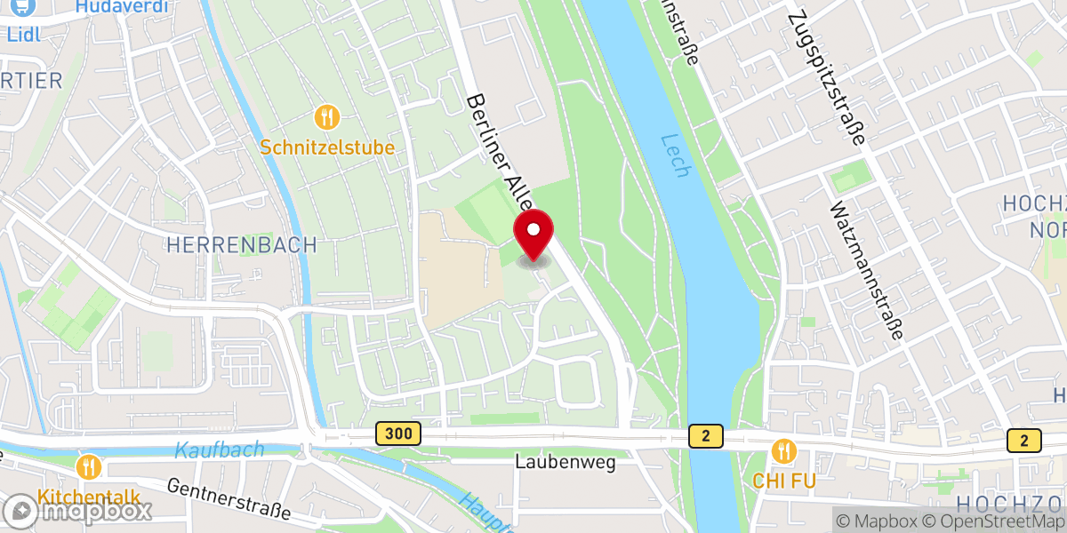 Map showing location of Evang.-Luth. Pfarramt St. Andreas