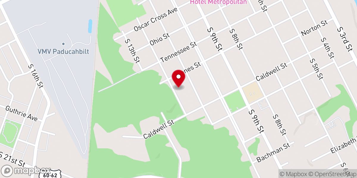 Map showing location of First Liberty Baptist Church