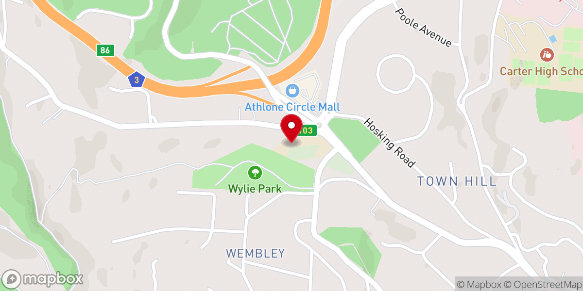 Map showing location of Christ Church Cascades Sunday Service
