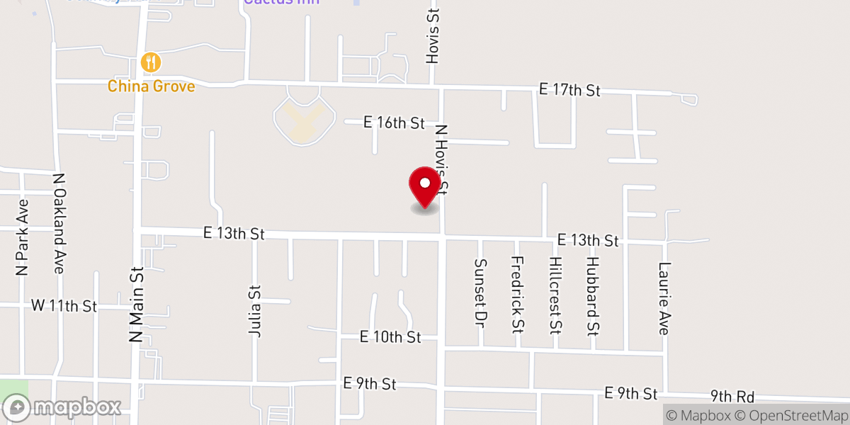 Map showing location of Mountain Grove Christian Academy